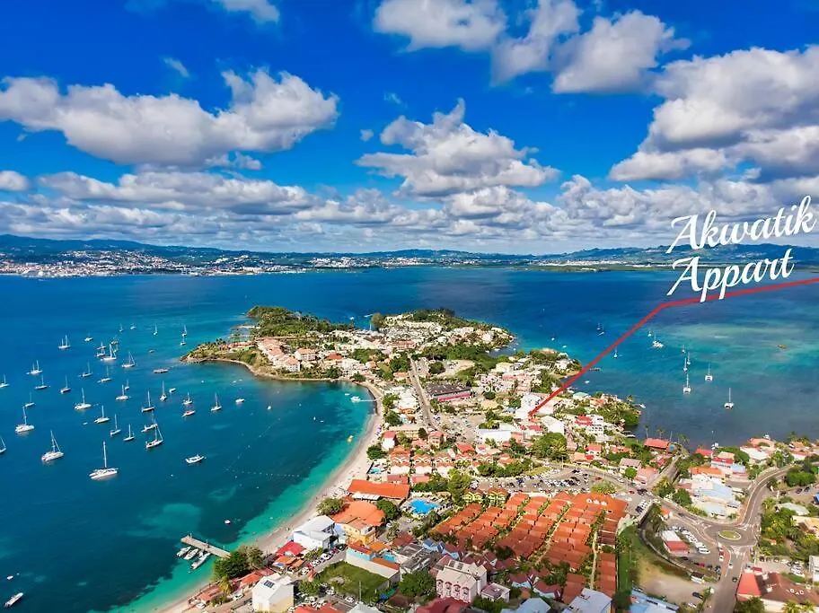 Akwatik Appart 150M De La Plage Les Trois-Ilets 0*,  Martinique